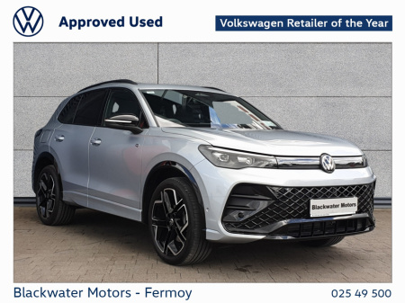 2025 Volkswagen Tiguan 1.5TSI PHEV 204BHP R-LINE 75 AUTOMATIC WITH BLACK STYLE PACKAGE AND UPGRADED ALLOYS