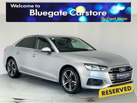 2021 Audi A4 NCT JUNE 2027**LIMOUSINE TDI S-TRONIC SE 40**Semi Digital Dash**Reverse Camera**Keyless Start**Touchscreen Media**Apple CarPlay**Heated Seats**Black Leather Interior**Electric Handbrake**Isofix €32,995