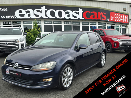 2014 Volkswagen Golf 1.4 TSI FULL TAN LEATHER HEATED SEATS  -XENON - REV CAMERA - LANE ASSIST - SIMI DEALER - LOW ROAD TAX BAND