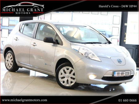 2018 Nissan Leaf 30kWh XE QUICK CHARGE / 1 OWNER / IRISH CAR