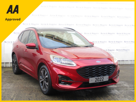 2022 Ford Kuga 1.5 TD  ST-LINE X HIGH SPEC EDITION MODEL WITH SAT/NAV SUNROOF, HANDSFREE TAIL GATE, UP GRADE ALLOYS , WINTER PACK HEATED SEATS AND STEERING WHEEL AND MUCH MORE !!!!
