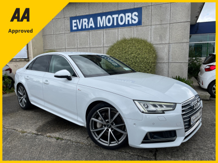 2018 Audi A4 S-LINE QUATTRO 250BHP 2.0 PETROL //MASSIVE SPEC//LOW MILES//360 CAMERAS//ADAPTIVE CRUISE CONTROL//FULL LEATHER//