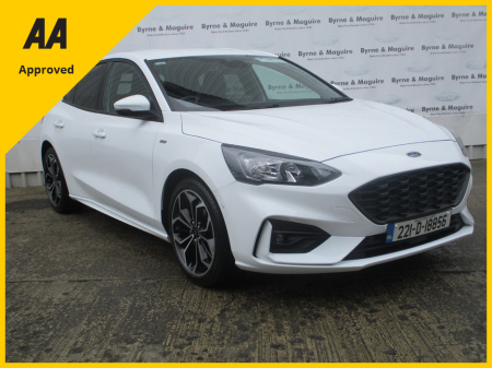 2022 Ford Focus ST-LINE EDITION 1.0 PETROL MHE HIGH SPEC WITH SAT NAV PARKING PACK AND UPGRADED ALLOY WHEELS  AND VERY LOW KMS FULLY SERVICED AND READY TO GO