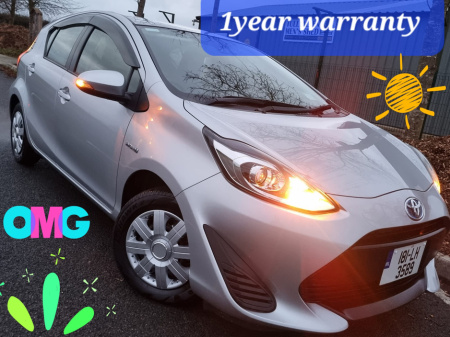 2018 Toyota Aqua 5DR AUTO HYBRID 1YR WARRANTY + NCT