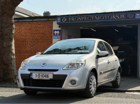 2011 Renault Clio 1.2 Petrol, Only 121kms! New Nct 06/2026, Timing Belt Replaced, Ideal Starter Car, Cheap Tax & Insurance, Service & Warranty Included, SIMI Dealer, €4,950
