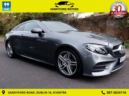 2018 Mercedes-Benz E Class E220 D AMG Line Premium 2DR Auto