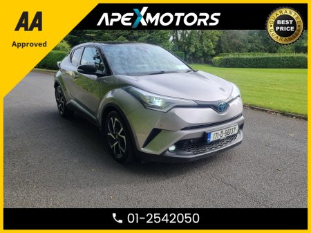 2017 Toyota C-HR FINANCE ARRANGED * TOP-SPEC DYNAMICS HEV AUTO * NEW NCT JUL-27 * 9-STAMPS SERVICE HISTORY * AA APPROVED * 101 SAFETY CHECKLIST * AUTOMATIC HYBRID * IMMACULATE * HEATED SEATS * COLOUR REVERSE CAMERA