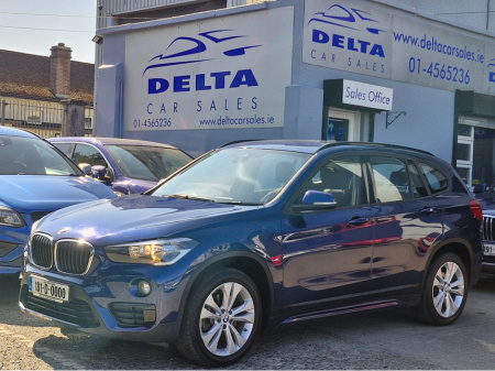 2018 BMW X1 X-DRIVE20D SPORT AUTOMATIC 2.0D 190BHP NCT 04/27 FINANCE AVALABLE @ €94 PER WEEK ON SCREEN SERVICE HISTORY/ iDRIVE/ SCROLL CONTROLS/ SAT NAV/ PARKING SENSORS/ HISTORY CHECKED