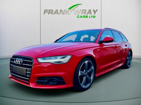 2016 Audi A6 2.0 TDI S-LINE ULTRA S-A AVANT 190 **FULL LEATHER**HEATED SEATS FRONT AND REAR**BLACK EDITION PACK**MINT**FSH** €17,950