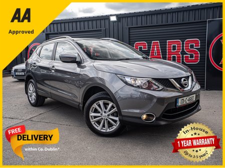 2017 Nissan Qashqai 2017 Qashqai 1.5d/1 Owner/Irish/1yr warranty