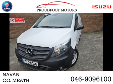 2021 Mercedes-Benz Vito 110 KA/L CLASSIC 6DR PRICE Plus Vat @ 23% €15,950