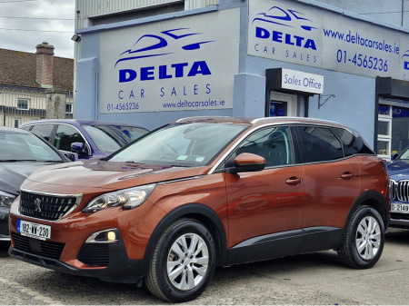 2018 Peugeot 3008 ACTIVE 1.2 PETROL 130BHP NCT 07/26 TAX 07/25 FINANCE AVAILABLE @ €81 PER WEEK PARKING SENSORS/ REVERSE CAMERA/ TOUCH SCREEN MEDIA/ ANDROID AUTO/ APPLE CAR PLAY/ HISTORY CHECKED