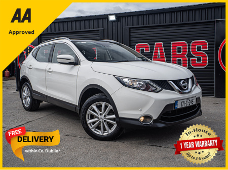 2017 Nissan Qashqai 2017 Nissan Qashqai 1.2/Sunroof/Irish/1yr warranty €13,888