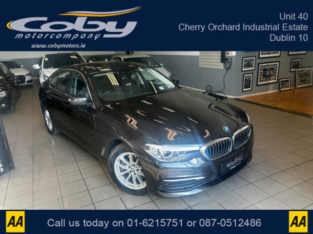 2019 BMW 5 Series 520D 4DR AUTO SE. Pristine Car with only 81km, FSH, 2 Keys, New NCT. Full Leather Heated Seats, Dual Climate, Sat Nav, Parking Assist, MFSW, Cruise Control, Bluetooth, Ambient Lighting, Full Electrics