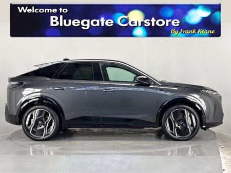 2025 Peugeot 3008 EV**MULTIFUNCTIONALGT  STEERING WHEEL**DIGITAL DASH**TOUCHSCREEN CLIMATE CONTROL**APPLE CARPLAY**CRUISE CONTROL**KEYLESS START**DRIVE MODES**20 INCH ALLOYS**ELECTRIC TAILGATE**FINANCE AVAILABLE** €36,995