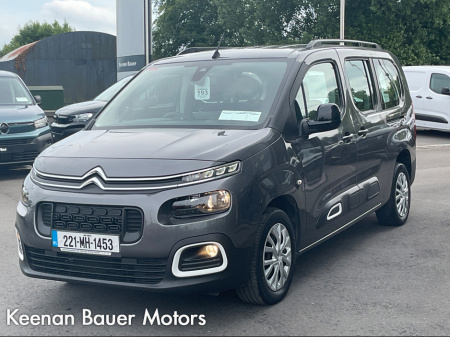 2022 Citroen Berlingo Multispace FEEL BLUEHDI 100 SS LWB 5 SEAT