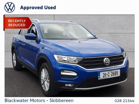 2021 Volkswagen T-Roc 1.0TSI 115BHP DESIGN WITH TECHNOLOGY UPGRADE AND 65% LIGHT ABSORBING GLASS