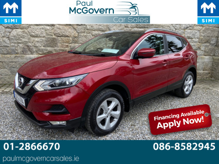 2018 Nissan Qashqai 1.5 SV**//**PANORAMIC ROOF**//**SERVICE HISTORY**//**LOW KMS**//**WARRANTY**//**TRADE IN ACCEPTED**//**REVERSE CAMERA**//**SAT NAV**//**PEPPER RED!