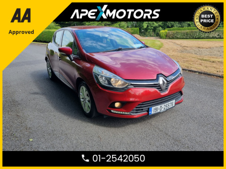 2019 Renault Clio FINANCE ARRANGED * DYNAMIQUE NAV TCE * AA APPROVED  * 101 SAFETY CHECKLIST * 12-MONTH ROADSIDE ASSIST  * IMMACULATE * TOP-SPEC 5DR HATCH * NEW NCT MAR-2027 * LOW TAX * CARTELL CHECKED