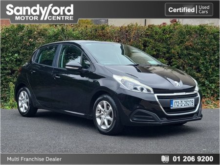 2017 Peugeot 208 1.2 PureTech 82bhp Active 3 dr €9,950