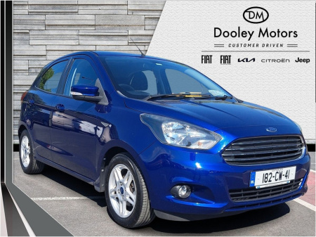 2018 Ford Ka KA ZETEC 1.2 85BHP 5SPEED 4DR €11,450