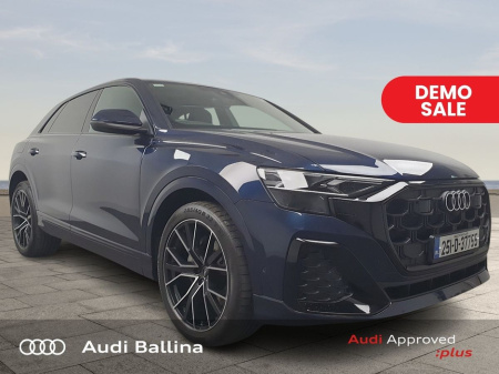 2025 Audi Q8 DEMO 286BHP S line BLK ED*PAN ROOF*UPGR ALLOYS*LOADS MORE EXTRAS €134,750
