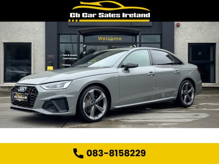 2021 Audi A4 2.0 TDI 35 Black Edition Saloon 4dr Diesel S Tronic 1 OWNER + QUANTUM GREY + VIRTUAL COCKPIT €34,650