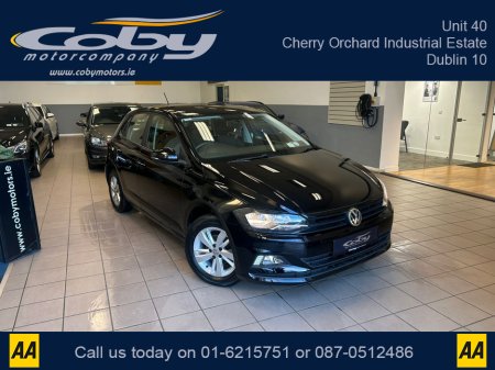 2019 Volkswagen Polo TRENDLINE 1.0 MANUAL 5SPEED 65HP 5DR. Only 95km, NCT, Tax, 2Keys, Touchscreen Media, Air Conditioning, Alloy Wheels, Bluetooth, Auto Lights & Wipers, Full Electrics, MFSW, Luggage Cover, FSH, & more.