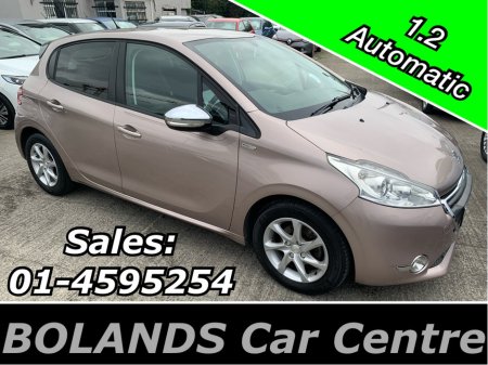 2014 Peugeot 208 AUTOMATIC 1.2 (Low Mileage) 5DR MODEL  www.bolandscarcentre.ie