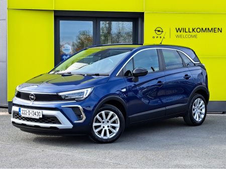 2022 Opel Crossland ELITE 1.5TD 110BHP **BLACK LEATHER*REVERSING CAMERA** €21,500