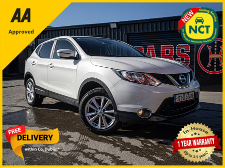 2017 Nissan Qashqai 2017 Qashqai 1.2/FSH/New NCT/1yr warranty €15,888