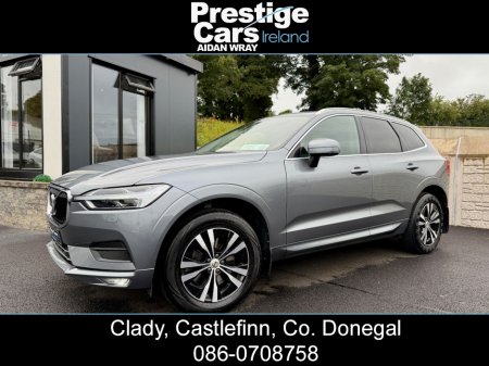 2020 Volvo XC60 2.0 D4 MOMENTUM PRO AUTOMATIC 5DR 190 BHP,IRISH REG,HEATED LEATHER,ELECTRIC SEATS,XENON LIGHTS,CAMERAS,HEAD UP DISPLAY,HARMON KARDON SOUND SYSTEM,APPLE CAR PLAY,ONE OWNER FREOM NEW,FVSH