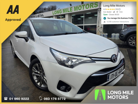 2017 Toyota Avensis 2.0 D-4D BUSINESS EDITION OVERMOUNT S/S 4DR €13,995