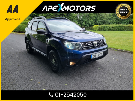 2020 Dacia Duster FINANCE ARRANGED * ESSENTIAL BLUE DCI 115 5DR * NEW NCT JUL-27 * STAMPED SERVICE HISTORY * AA APPROVED * 101 SAFETY CHECKLIST * IMMACULATE * TOP-SPEC 5DR HATCH * LOW LOW DIESEL KMs * 01-2542050 €13,949