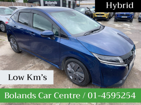 2021 Nissan Note (Low Km's) HYBRID 1.2 AUTOMATIC 5DR MODEL  www.bolandscarcentre.ie €17,900