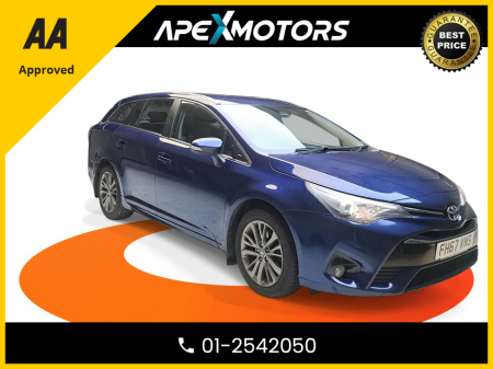 2018 Toyota Avensis FINANCE ARRANGED * TOP-SPEC BUSINESS EDITION ESTATE * NEW NCT FEB-27 * AA APPROVED * 101 SAFETY CHECKLIST * IMMACULATE * COLOUR REVERSE CAMERA * LOW DIESEL MILES * CRUISE CONTROL and SPEED LIMITER €14,449