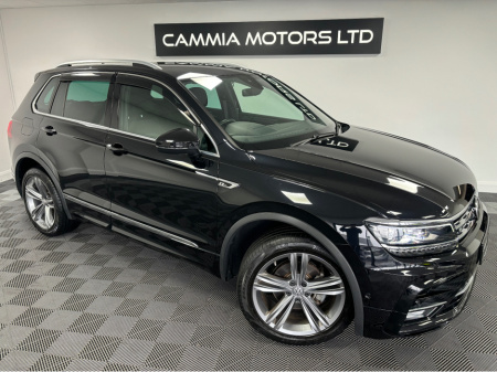 2019 Volkswagen Tiguan VOLKSWAGEN TIGUAN DSG R-LINE 4 MOTION*HEATED FRONT & REAR SEATS*HEADS UP DISPLAY*ADAPTIVE CRUISE CONTROL*PARK ASSIST, SENSORS & REAR CAMERA*FINANCE AVAILABLE & TRADE INS WELCOME* €32,950
