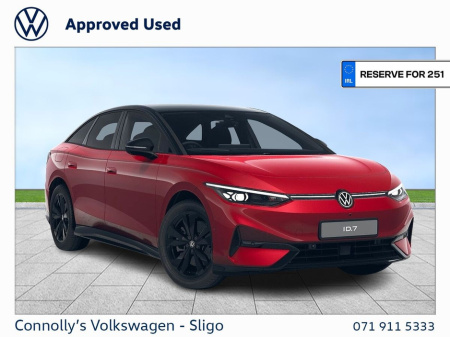 2025 Volkswagen ID.7 PRO PLUS 77KWH 286HP €62,769