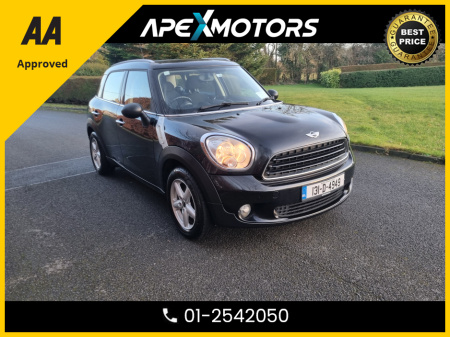 2013 MINI Countryman DIESEL COUNTRYMAN * AA APPROVED * 101 SAFETY CHECKLIST * IMMACULATE * TOP-SPEC 5DR HATCH * CRUISE CONTROL and SPEED LIMITER * 2-KEYS * NEW NCT MAY-26 * LOW TAX * 12-MONTH ROADSIDE ASSIST * 01-2542050 €6,949