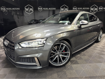 2018 Audi S5 3.0TFSI QUATTRO 354BHP SPORTBACK/BANG & OLUFSEN SOUND SYSTEM/HEADS UP DISPLAY/TILT&SLIDE SUNROOF €44,950