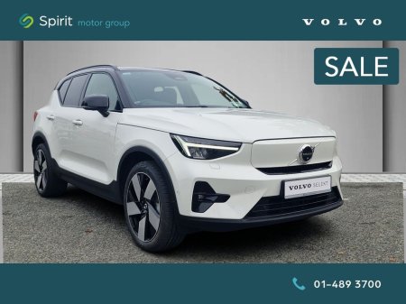 2023 Volvo XC40 Fully Electric 231hp Ultimate, Pan Sunroof, 360 Camera, Keyless Entry, Memory Electric Seats, Harman Kardon Sound, BLIS/CTA, 20inc Alloys, Keyless Entry, Adaptive Cruise Control with Pilot Assist