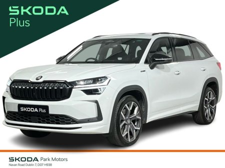 2025 Skoda Kodiaq Sportline DSG 2.0TDI 150BHP - Reversing Camera - Panoramic Sunroof - Climate Control- Heated Seats - Keyless Start - Apple CarPlay/Android Auto €59,950