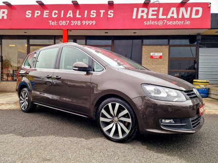 2017 Volkswagen Sharan 2.0 TSI BNT HIGHLINE AUTOMATIC TAX €270 PANORAMIC ROOF LOW MILEAGE 7 SEATER €24,900