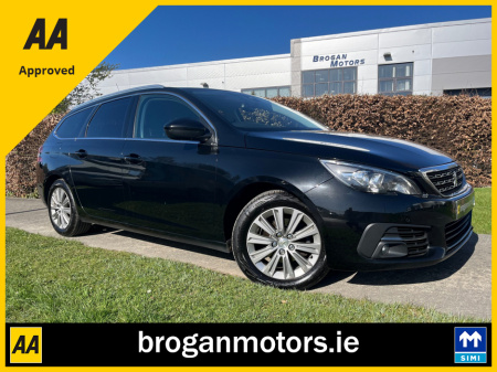 2021 Peugeot 308 1.5 BLUEHDI 130 Allure*Estate*Digital Cockpit*Sat Nav*Parking Sensors*Privacy Glass*Service History*Finance Arranged*Simi Approved Dealer 2025 €16,995