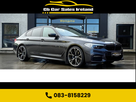 2019 BMW 5 Series 3.0 530d M Sport Saloon 4dr Diesel Auto 19'' ALLOYS, FULL LEATHER M SPORT INTERIOR, PARKING SENSORS