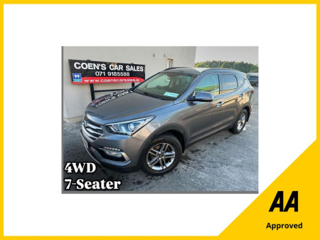 2016 Hyundai Santa Fe Executive 4WD 7-Seater €17,990