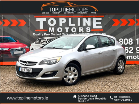 2013 Opel Astra ==1.4 I///NCTED//TAXED//IMMACULATE//SERVICED== €6,500