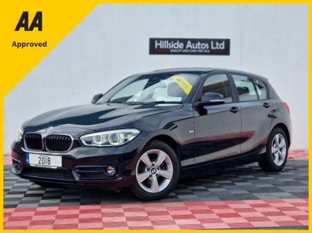 2018 BMW 1 Series 118D SPORT 5DR 2.0 DIESEL AUTOMATIC