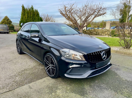 2018 Mercedes-Benz A Class A180 1.5 D AMG LINE**HIGH SPEC**A45 KIT**REVERSE CAMERA**HALF LEATHER**FLAT BOTTOM STEERING WHEEL**MINT**FSH**