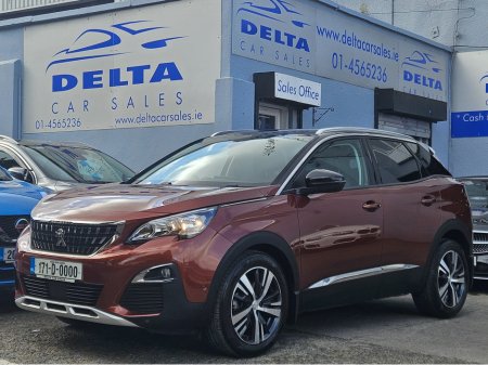 2017 Peugeot 3008 ALLURE 1.6 BLUE HDI 120BHP NCT 09/27 FINANCE AVAILABLE @ €63 PER WEEK REVERSE CAMERA/ HALF LEATHER SEATS/ TOUCH SCREEN MEDIA/ ANDROID AUTO/ APPLE CAR PLAY/ HISTORY CHECKED